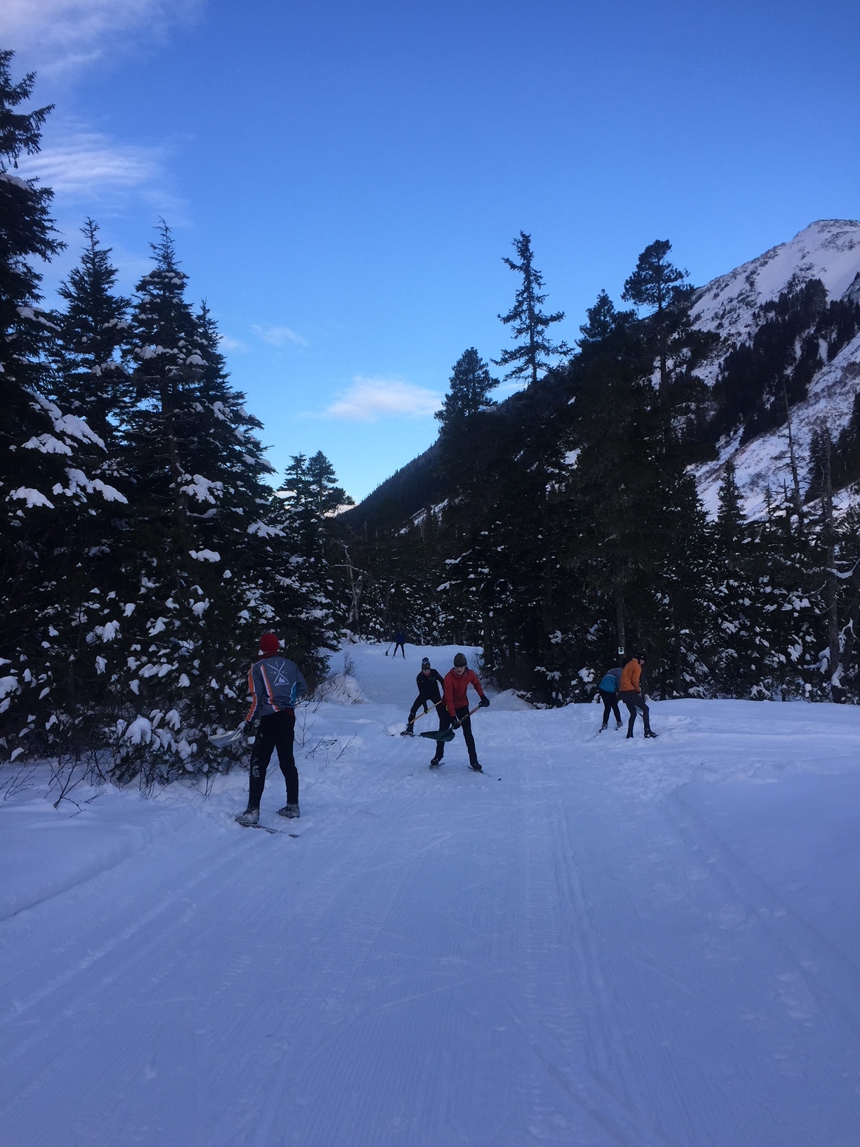 Snow shovel intervals!