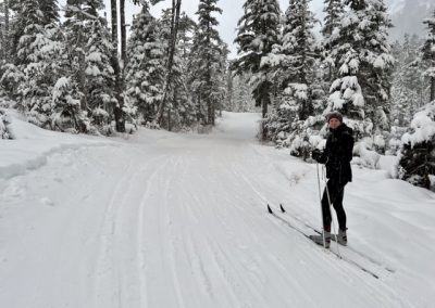 Eaglecrest Lower Loop snowcat groomed