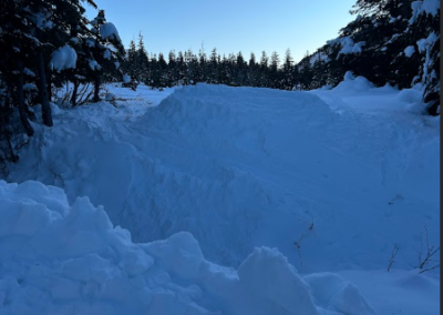 Eaglecrest Lower Loop Big Skate Lane.
