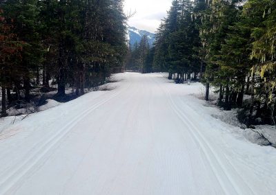 Campground finished grooming